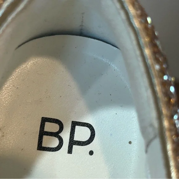 BP NWOB Sonny Glittery Lace-Up Platform Sneakers SZ: 8 M - Picture 9 of 9